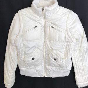 White no boundaries coat / vest